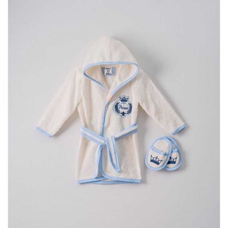 Baby boy robe online and slippers