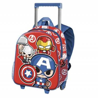 the Avengers Impact Small 3D Backpack with Wheels