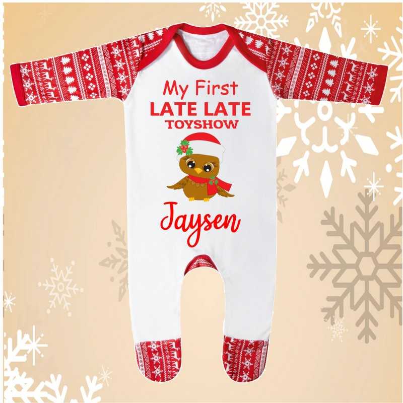 Personalised First ToyShow Babygrow