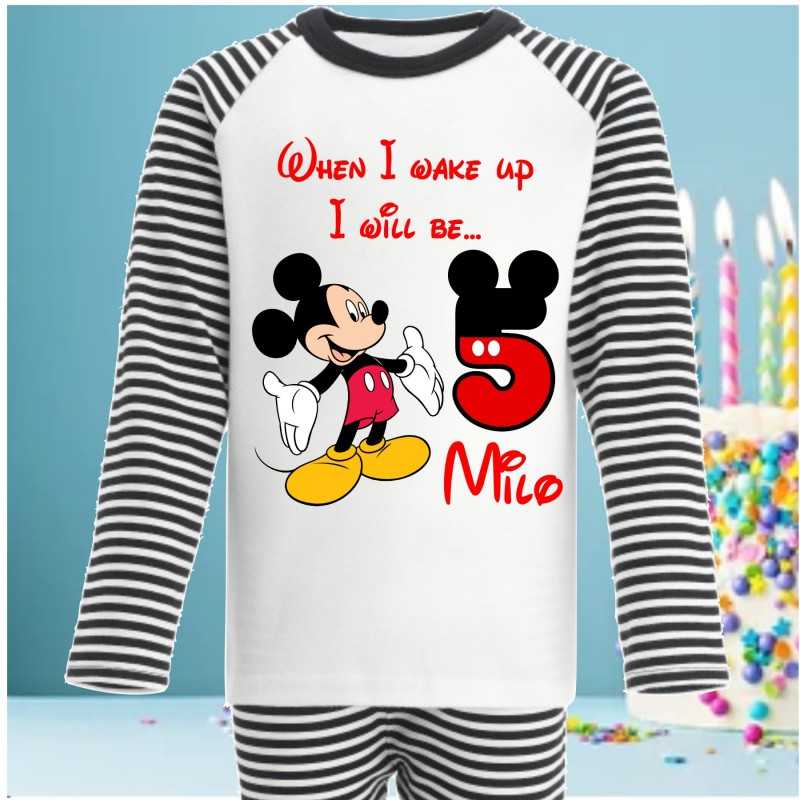 Birthday pjs Mickey
