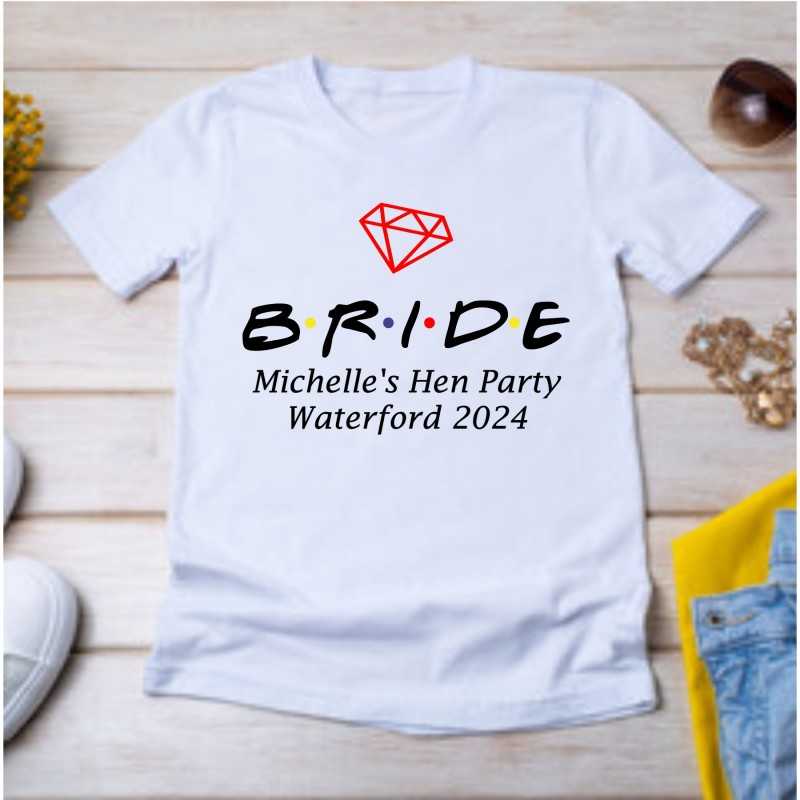 Personalised Bride T-shirt