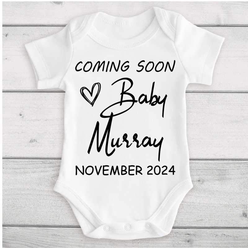 Personalised Baby Vest Coming Soon