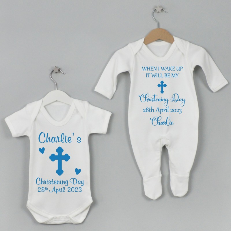 Personalized Baby grow and Baby vest...