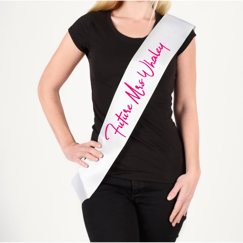 Personalised Future Mrs Sash