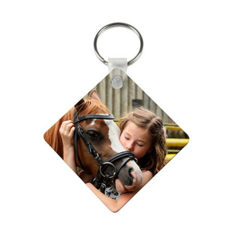 Personalised Photo MDF KEY RING TAG