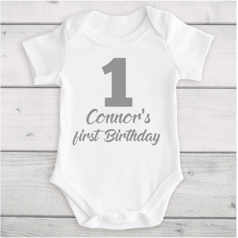 Personalised First Birthday Baby Vest...