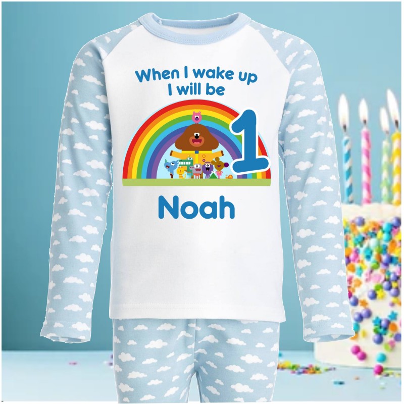 Personalised Birthday Pjs Hey Duggee