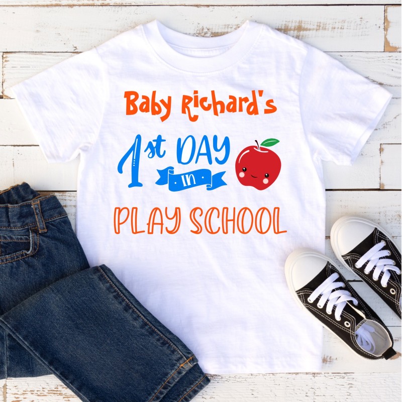 Personalised  Play School T-shirt