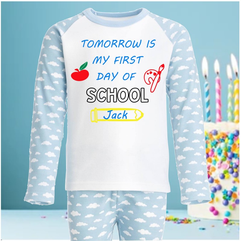 Personalised First Day Of School Pjs