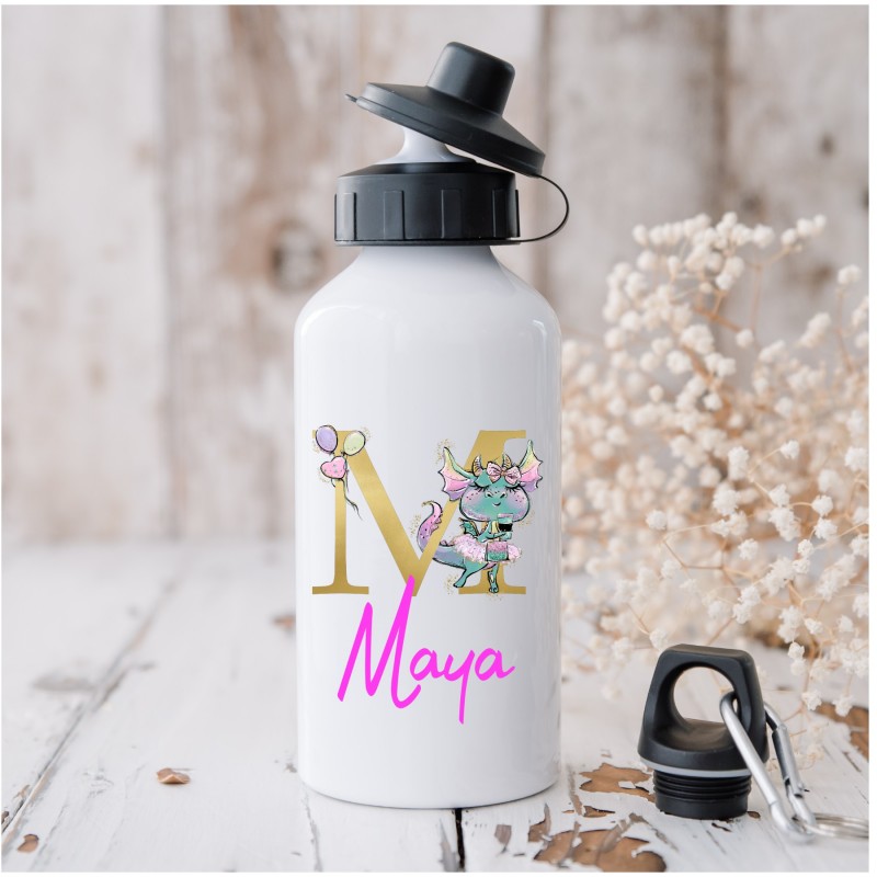 Personalised Water Bottle Diva Dragon