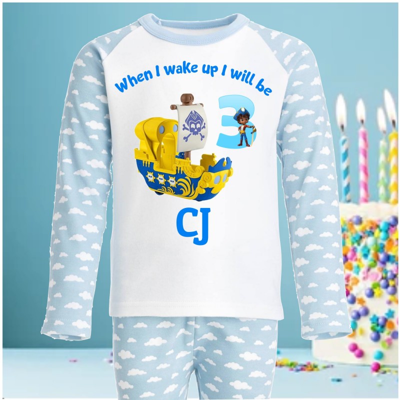 Personalised Birthday Pjs Santiago of...