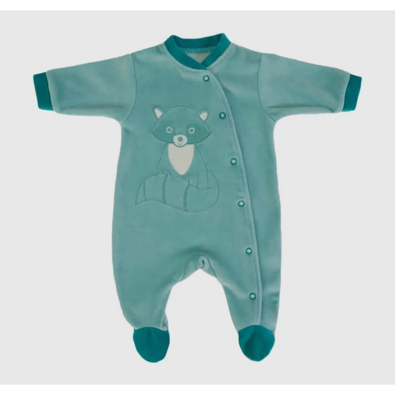 Organic Babygrow Turquoise