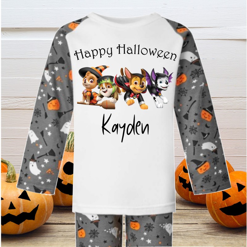 Personalised Halloween Pjs PawPatrol