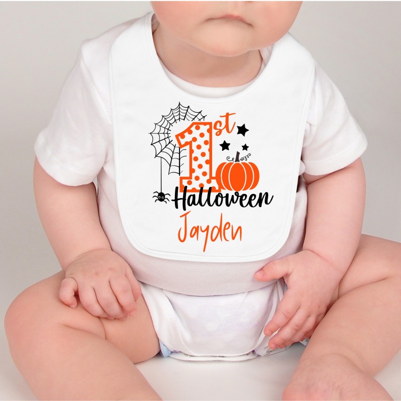 Personalised My First Halloween Bib...