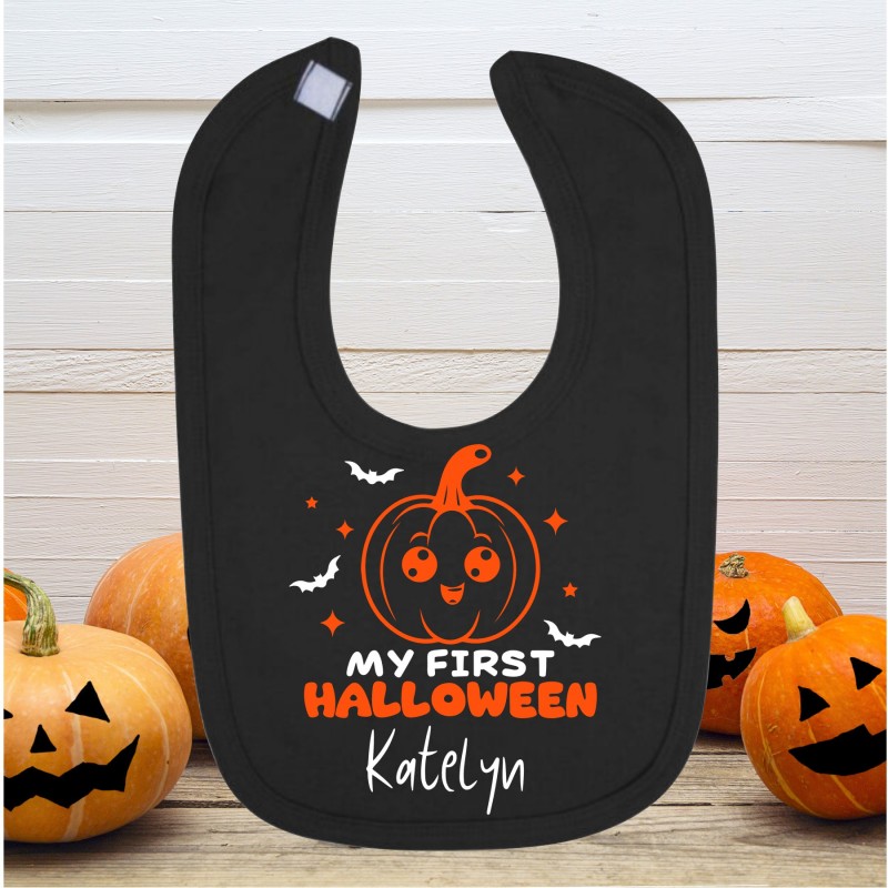 Personalised My First Halloween Bib...