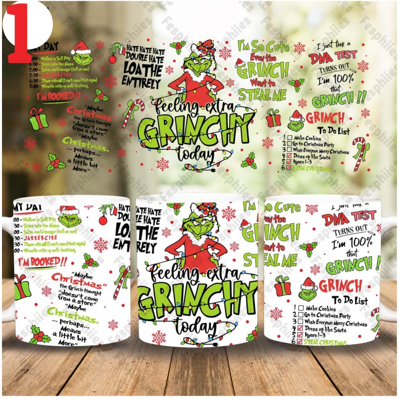 Grinch mug Various Designs