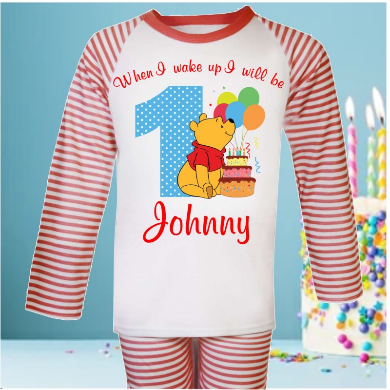 Personalised First Birthday Pyjamas...