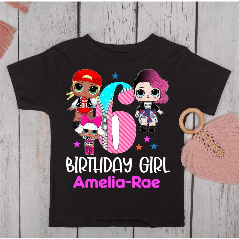 Personalised Birthday T-shirt Lol