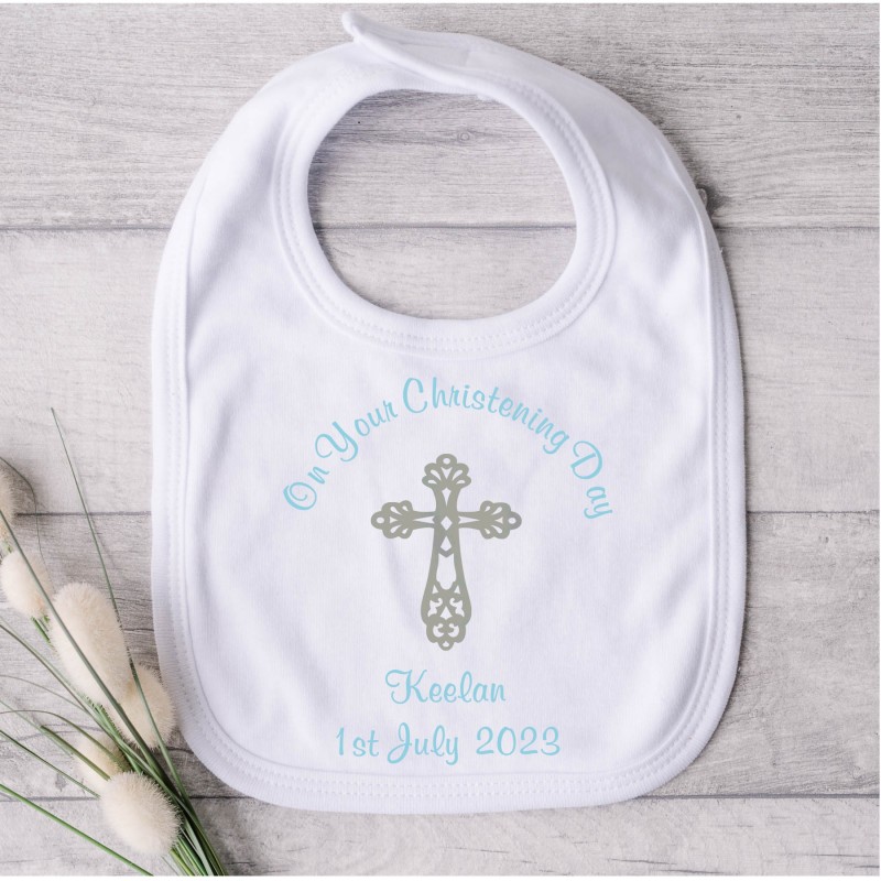 Personalized Christening Bib...