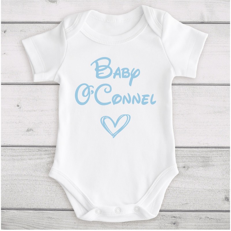 Personalised Baby Vest - baby name