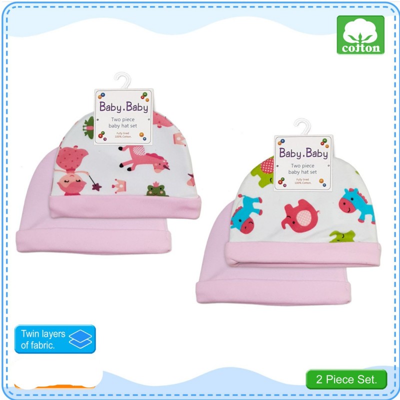 100% Cotton – 2 Pack Twin Layer Baby...