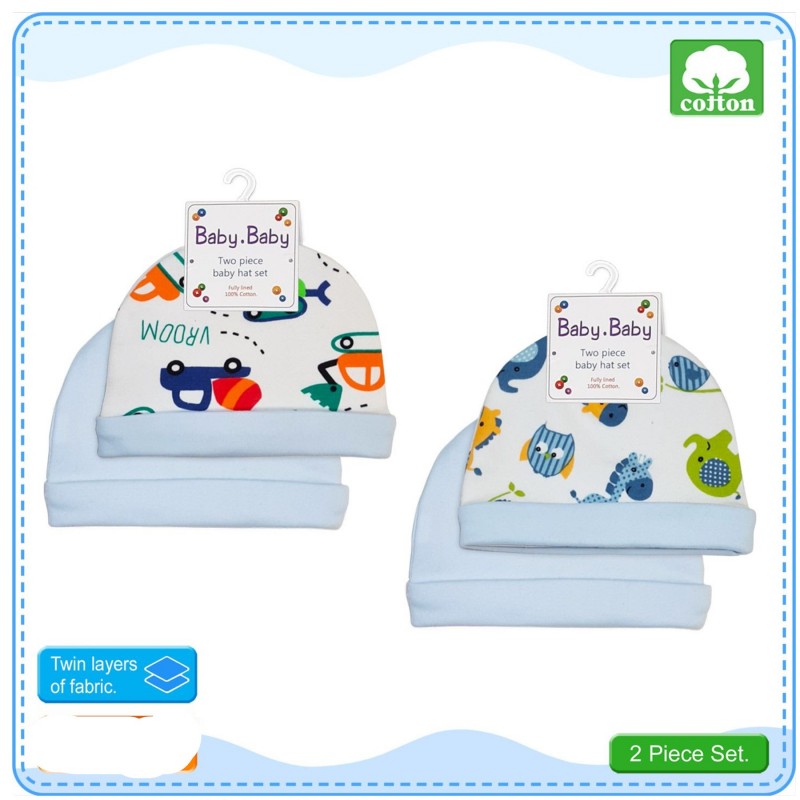 100% Cotton – 2 Pack Twin Layer Baby...