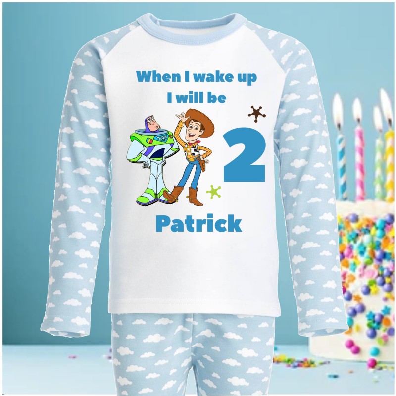 Personalised Birthday Pjs Toy Story