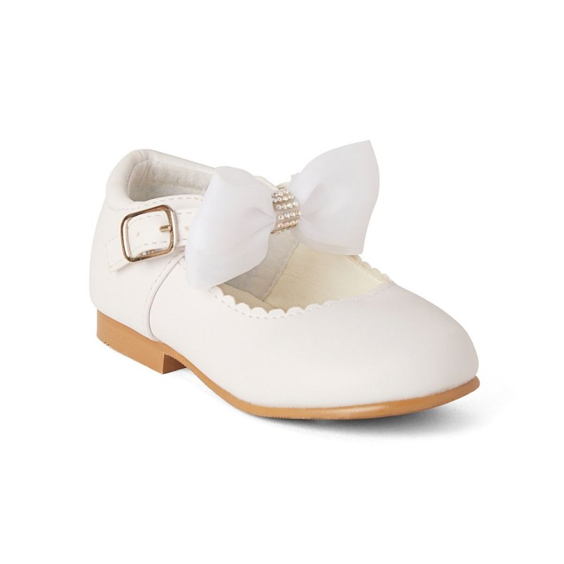 Communion Girls Shoes white Zuri