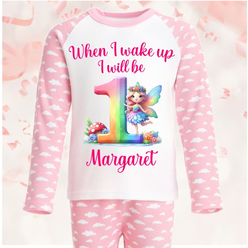 Personalised Birthday Pjs Fairy