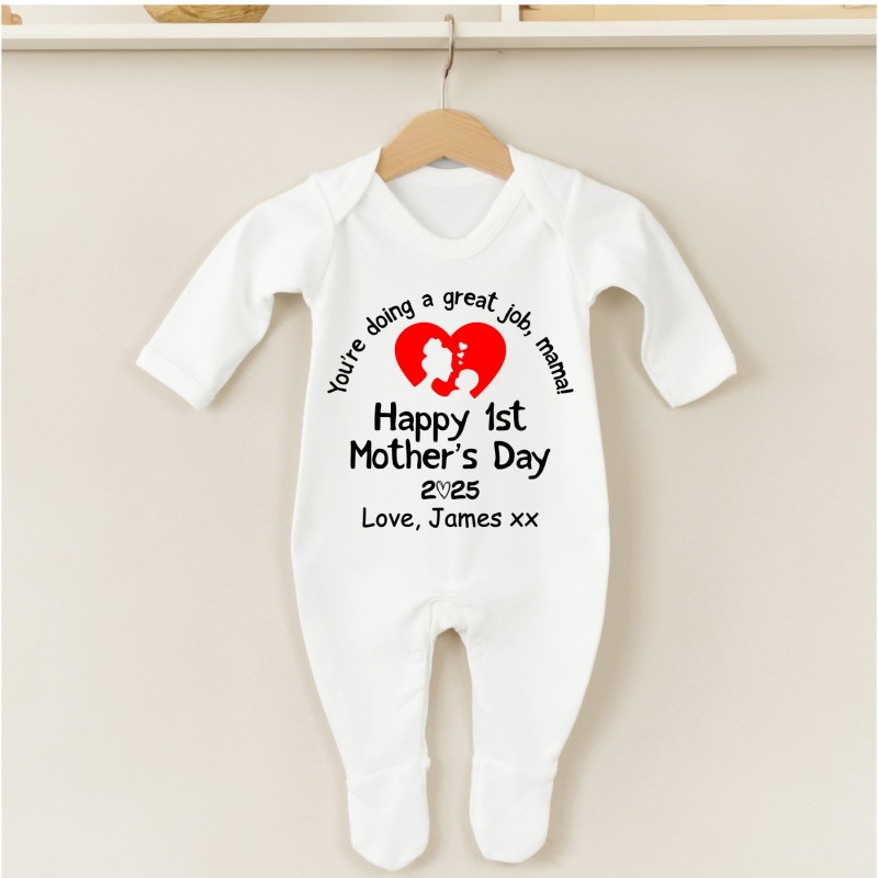 Personalised Mother's Day Baby grow