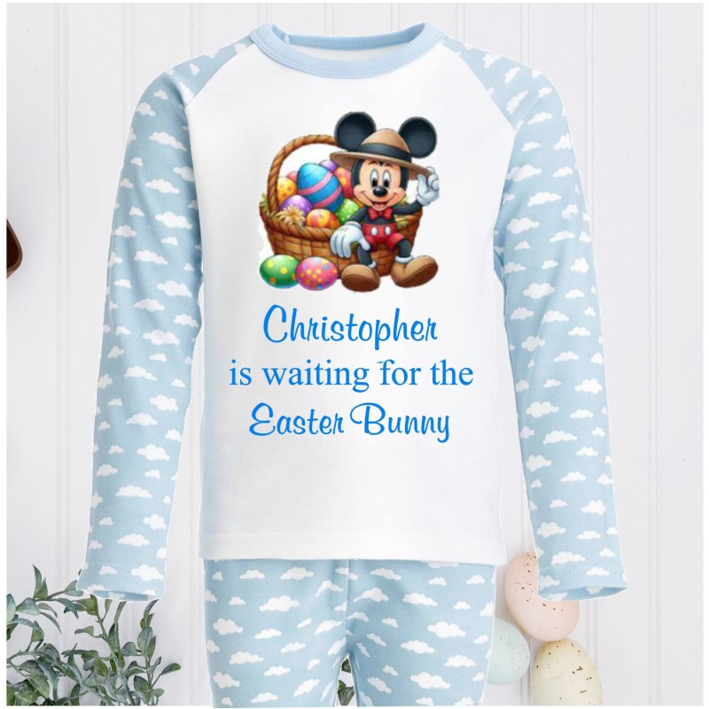 Personalised Easter Pyjamas Mickey Mouse